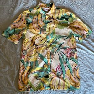 Zara Banana Beach Shirt